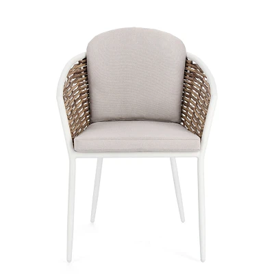 comprar SILLA CON REPOSABRAZOS | CON COJINES | MARIBELA BLANCO YK11 online de BIZZOTTO desde 257,00 €