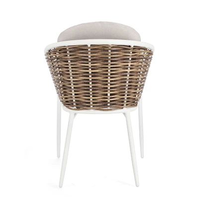 comprar SILLA CON REPOSABRAZOS | CON COJINES | MARIBELA BLANCO YK11 online de BIZZOTTO desde 257,00 €
