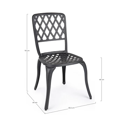 comprar SILLA FAENZA ANTRACITA online de BIZZOTTO desde 130,68 €