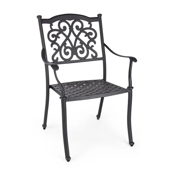 SILLA CON REPOSABRAZOS |  IVREA ANTRACITA