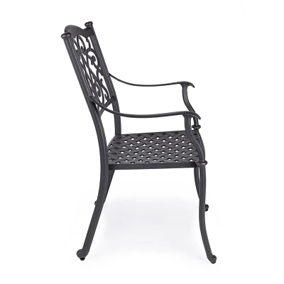 comprar SILLA CON REPOSABRAZOS | IVREA ANTRACITA online de BIZZOTTO desde 272,25 €