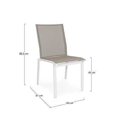 comprar SILLA CRUISE BLANCO GK50 online de BIZZOTTO desde 141,57 €