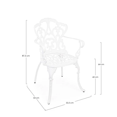 comprar SILLA CON REPOSABRAZOS | VICTORIA BLANCO online de BIZZOTTO desde 190,58 €