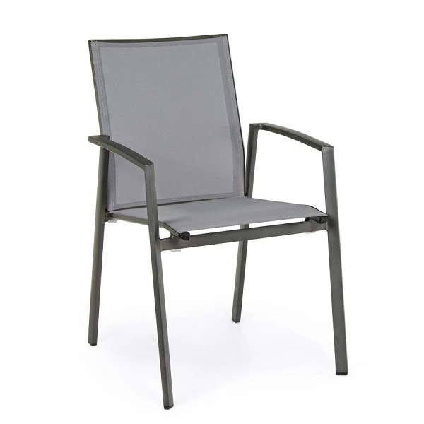SILLA CON REPOSABRAZOS |  CRUISE ANTRACITA GK52