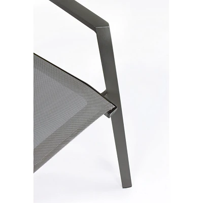 comprar SILLA CON REPOSABRAZOS | CRUISE ANTRACITA GK52 online de BIZZOTTO desde 200,38 €