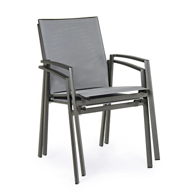 comprar SILLA CON REPOSABRAZOS | CRUISE ANTRACITA GK52 online de BIZZOTTO desde 136,13 €
