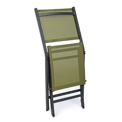 comprar SILLA PLEGABLE ELIN ANTRACITA LH32-VERDE online de Yes desde 135,04 €