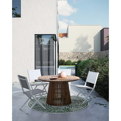 comprar SILLA PLEGABLE ELIN BLANCO LH30 online de Yes desde 135,04 €