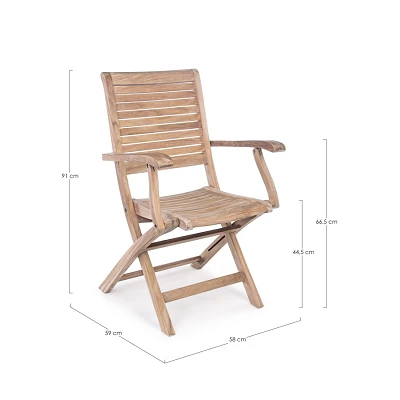 comprar SILLA CON REPOSABRAZOS | MARYLAND online de BIZZOTTO desde 309,28 €