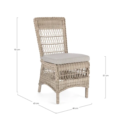 comprar SILLA CON COJINES | JUPITER NEW online de BIZZOTTO desde 348,48 €