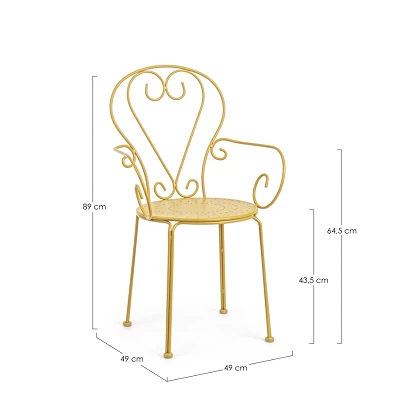 comprar SILLA C-BR ETIENNE OCRE online de Yes desde 102,37 €