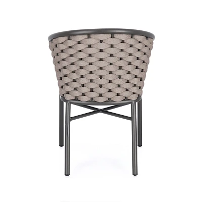 comprar SILLA CON REPOSABRAZOS | CON COJINES | MARGALIDA ANTRACITA/KHAK online de BIZZOTTO desde 344,12 €