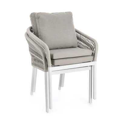 comprar SILLA CON REPOSABRAZOS | CON COJINES | GALDANA BLANCO JA61 online de BIZZOTTO desde 317,99 €