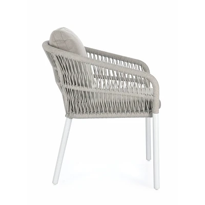 comprar SILLA CON REPOSABRAZOS | CON COJINES | GALDANA BLANCO JA61 online de BIZZOTTO desde 317,99 €