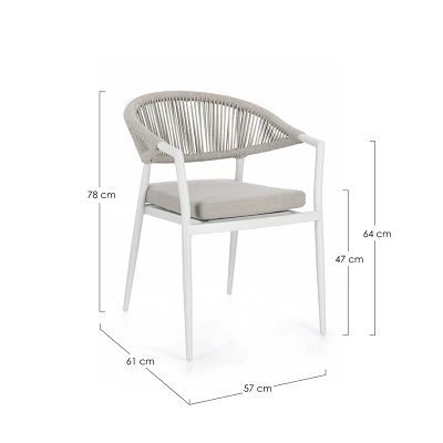 comprar SILLA CON REPOSABRAZOS | CON COJINES | MILLOR BLANCO JA61 online de BIZZOTTO desde 270,07 € comprar SILLA CON REPOSABRAZOS | CON COJINES | MILLOR BLANCO JA61 online de BIZZOTTO desde 270,07 €