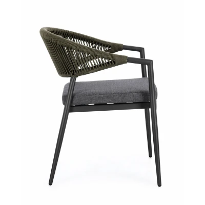 comprar SILLA CON REPOSABRAZOS | CON COJINES | MILLOR ANTRA JA60/VERDE online de BIZZOTTO desde 270,07 €