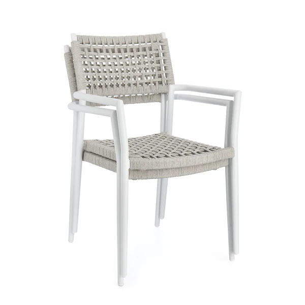SILLA CON REPOSABRAZOS |  CALETA BLANCO JA61