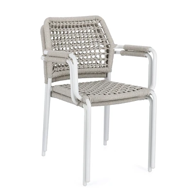 comprar SILLA CON REPOSABRAZOS | RAJADA BLANCO JA61 online de BIZZOTTO desde 219,98 €