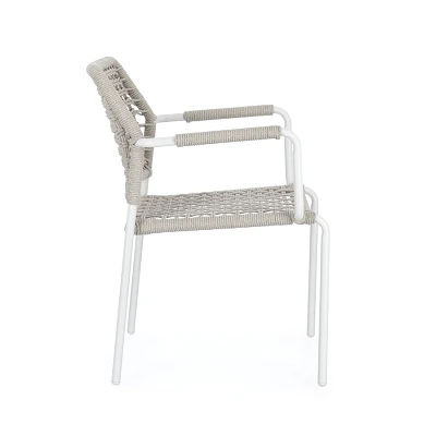 comprar SILLA CON REPOSABRAZOS | RAJADA BLANCO JA61 online de BIZZOTTO desde 219,98 €