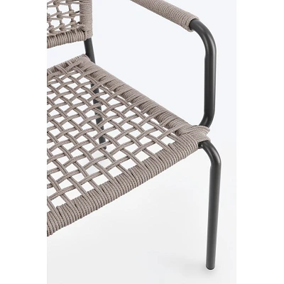 comprar SILLA CON REPOSABRAZOS | RAJADA ANTRACITA JA60/KHAKI online de BIZZOTTO desde 219,98 €