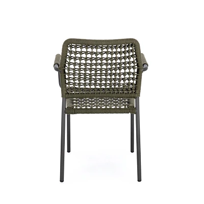 comprar SILLA CON REPOSABRAZOS | RAJADA ANTRACITA JA60/VERDE online de BIZZOTTO desde 219,98 €