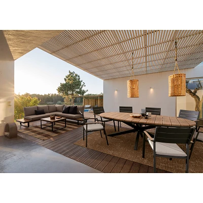 comprar SILLA CON REPOSABRAZOS | CON COJINES | ZELMAR ANTRACITA YK13 online de BIZZOTTO desde 199,29 €