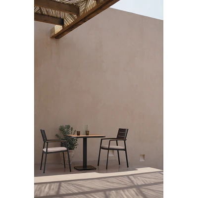 comprar SILLA CON REPOSABRAZOS | CON COJINES | ZELMAR ANTRACITA YK13 online de BIZZOTTO desde 199,29 €