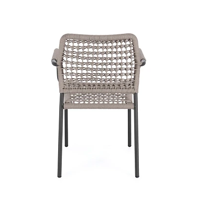 comprar SILLA CON REPOSABRAZOS | RAJADA ANTRACITA JA60/KHAKI online de BIZZOTTO desde 219,98 €