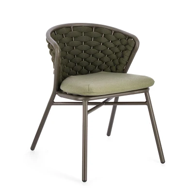 comprar SILLA CON COJINES | HARLOW OLIV QS24 online de Bizzotto Homemotion desde 370,26 €