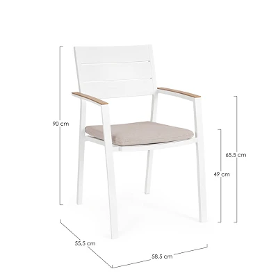 comprar SILLA CON REPOSABRAZOS | CON COJINES | ZELMAR BLANCO YK11 online de BIZZOTTO desde 219,98 € comprar SILLA CON REPOSABRAZOS | CON COJINES | ZELMAR BLANCO YK11 online de BIZZOTTO desde 219,98 €