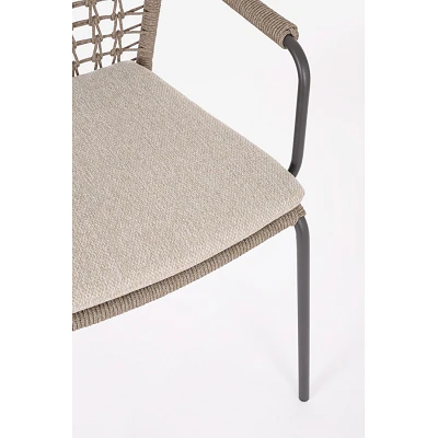 comprar SILLA CON REPOSABRAZOS | CON COJINES | CANAR ANTRACITA online de Bizzotto Homemotion desde 402,93 €