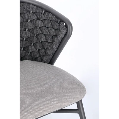 comprar SILLA CON COJINES | HARLOW ANTRAC QS22/GRAPHITE online de Bizzotto Homemotion desde 370,26 €