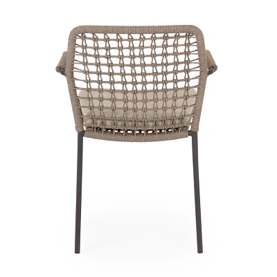 comprar SILLA CON REPOSABRAZOS | CON COJINES | CANAR ANTRACITA online de Bizzotto Homemotion desde 402,93 €