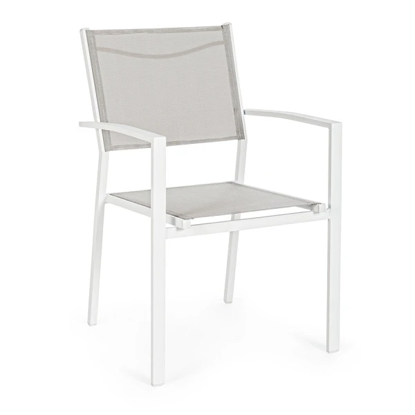 SILLA CON REPOSABRAZOS |  HILDE BLANCO CLOUD LD30