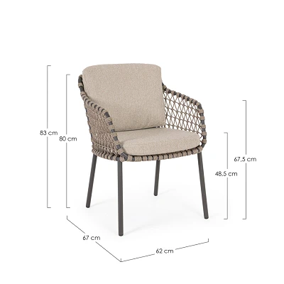 comprar SILLA CON REPOSABRAZOS | CON COJINES | IVISSA ANTRACITA online de Bizzotto Homemotion desde 760,12 € comprar SILLA CON REPOSABRAZOS | CON COJINES | IVISSA ANTRACITA online de Bizzotto Homemotion desde 760,12 €