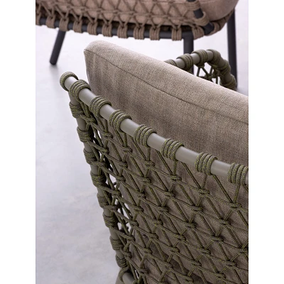 comprar SILLA CON REPOSABRAZOS | CON COJINES | IVISSA VERDE online de Bizzotto Homemotion desde 736,16 €