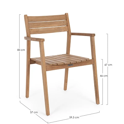 comprar SILLA CON REPOSABRAZOS | ADRIEL online de Bizzotto Homemotion desde 365,90 €