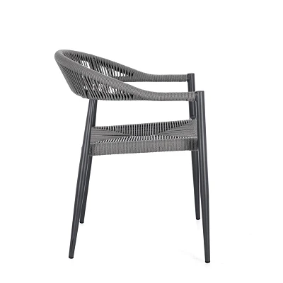 comprar SILLA CON REPOSABRAZOS | JANDIA ANTRACITA SA26/GRIS online de BIZZOTTO desde 164,44 €