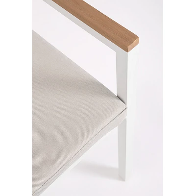 comprar SILLA CON REPOSABRAZOS | CON COJINES | HENNA BLANCO LD30 online de Yes desde 169,88 €