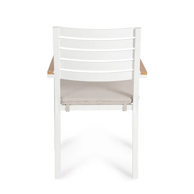 comprar SILLA CON REPOSABRAZOS | CON COJINES | HENNA BLANCO LD30 online de Yes desde 169,88 €