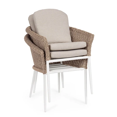 comprar SILLA CON REPOSABRAZOS | CON COJINES | OCEANA VAPOR YK15 online de BIZZOTTO desde 311,45 €