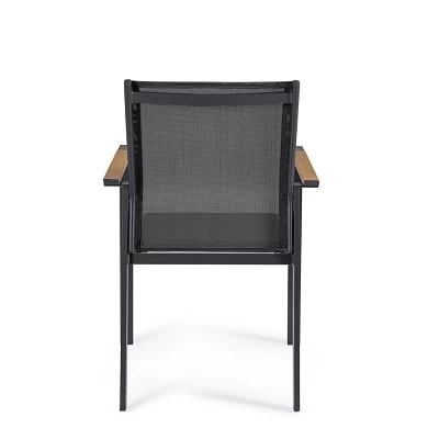 comprar SILLA CON REPOSABRAZOS | HETA ANTRACITA LH32 online de Yes desde 113,26 €