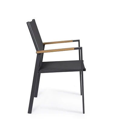 comprar SILLA CON REPOSABRAZOS | HETA ANTRACITA LH32 online de Yes desde 113,26 €