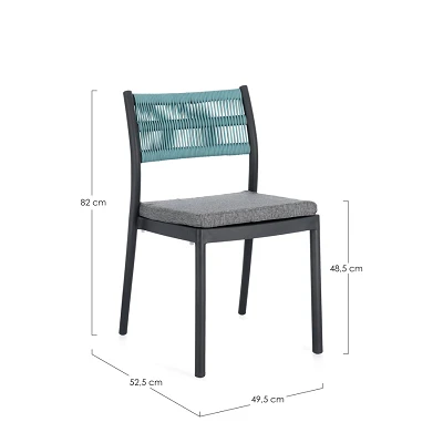 comprar SILLA CON COJINES | ALVIN ANTRACITA/AVIO online de BIZZOTTO desde 130,68 € comprar SILLA CON COJINES | ALVIN ANTRACITA/AVIO online de BIZZOTTO desde 130,68 €
