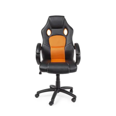 comprar SILLÓN OFICINA RACING NEGRO-NARANJA online de Yes desde 237,16 €