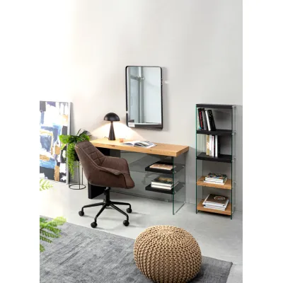 comprar SILLÓN OFICINA JOSHUA MARRÓN online de BIZZOTTO desde 285,56 €