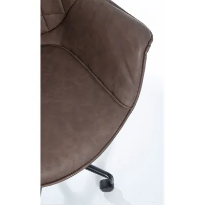 comprar SILLÓN OFICINA JOSHUA MARRÓN online de BIZZOTTO desde 285,56 €