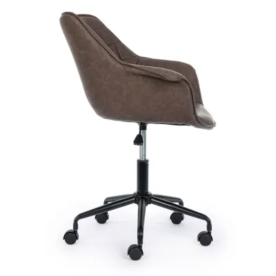 comprar SILLÓN OFICINA JOSHUA MARRÓN online de BIZZOTTO desde 285,56 €