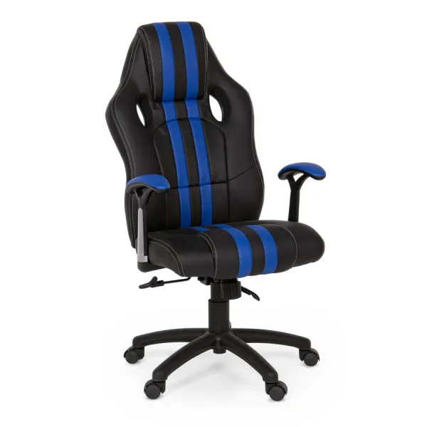 SILLÓN OFICINA SPIDER AZUL OSC
