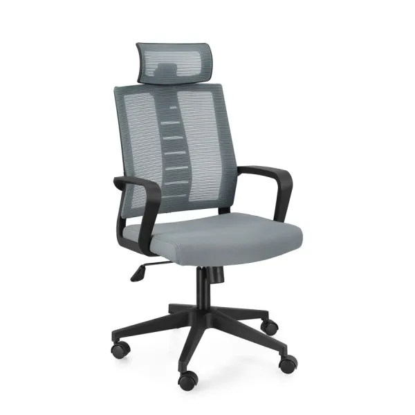 SILLÓN OFICINA C-BR ROMAN GRIS OSCURO